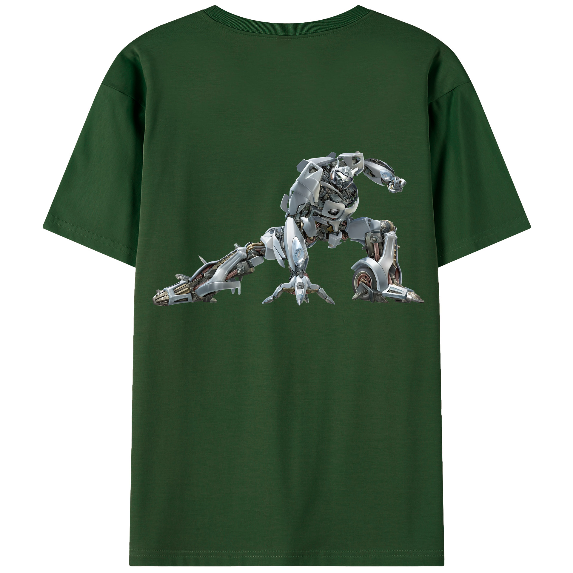 （画像用） Transformers トランスフォーマー 綿100％半袖Tシャツ（背面プリント）